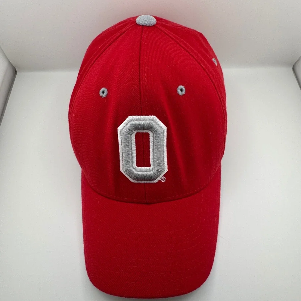 Zephyr Ohio State Buckeyes Hat Unisex Small Red Excellent Z-Fit Stretch Cap
